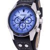 Refurbished Fossil Coachman Chronograph Black Leather CH2564 Men's Watch