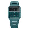 Casio POP Vintage Calculator Digital Green Bio-Based Resin Strap Quartz CA-53WB-3B Unisex Watch