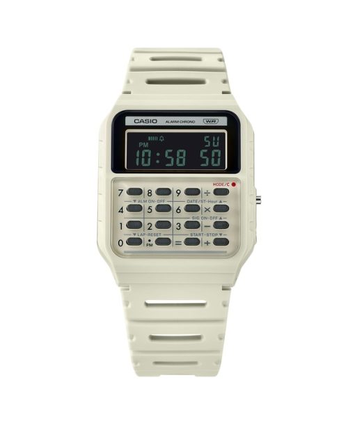 Casio POP Vintage Calculator Digital Gray Bio-Based Resin Strap Quartz CA-53WB-8B Unisex Watch