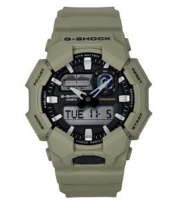 Casio G-Shock Analog Digital Bio-Based Resin Strap Black Dial Quartz GA-010-5A 200M Men's Watch