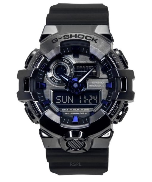 Casio G-Shock G-Steel Analog Digital Resin Strap Grey Dial Quartz GM-700P-6A 200M Men's Watch