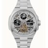 Ingersoll The Spirit Moon Phase Stainless Steel Silver Skeleton Dial Automatic I15802 Men's Watch