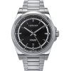 Longines Conquest Stainless Steel Sunray Black Dial Automatic L3.830.4.52.6 100M Men's Watch