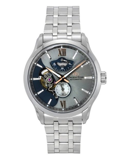 Orient Star Contemporary Limited Edition Open Heart Grey Dial Automatic RE-AV0B09N 100M Men's Watch