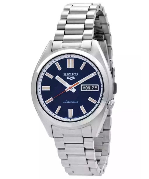 Seiko 5 Sports SNXS Series Stainless Steel Rinse Blue Dial Automatic SRPK87K1 100M Men's watch