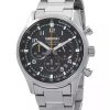 Seiko Discover More Sport Chronograph Stainless Steel Black Dial Quartz SSB447P1 100M Men's Watch