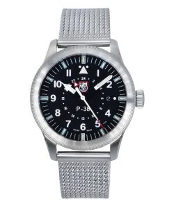 Luminox Air Pilot Lightning GMT Stainless Steel Black Dial Quartz XA.9522 100M Men's Watch