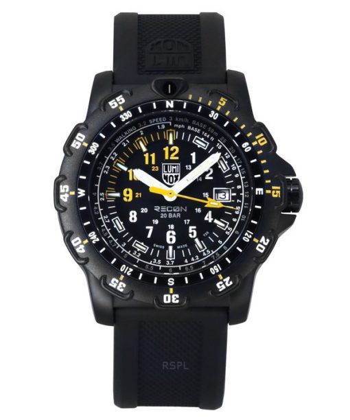 Luminox RECON Point Man Heritage Rubber And Nylon Strap Black Dial Quartz XL.8825.H.SET 100M Men's Watch