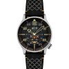 AVI-8 Hawker Typhoon Baldwin Automatic Leather Strap Cool Black Dial AV-4119-01 Men's Watch