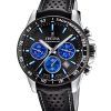 Festina Timeless Chronograph Leather Strap Black Dial Quartz F20561-6 100M Men's Watch