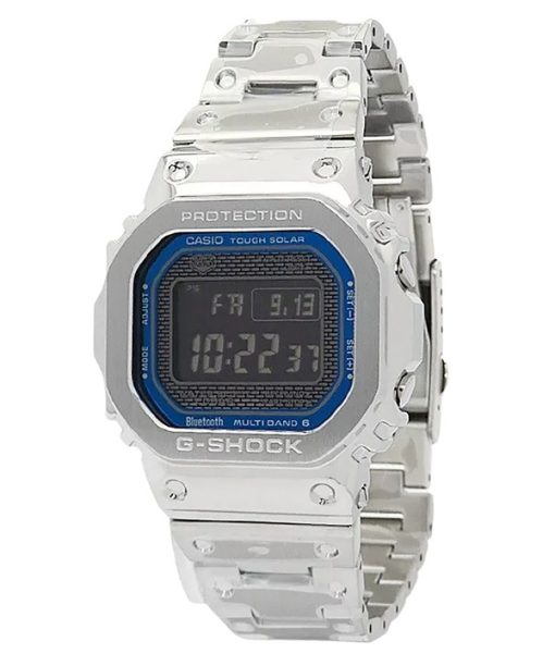 Casio G-Shock Full Metal Digital Smartphone Link Stainless Steel Tough Solar GMW-B5000D-2 200M Men's Watch