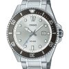 Casio Standard Analog Stainless Steel Silver Dial Quartz MDV-107D-7AV 200M Men's Watch