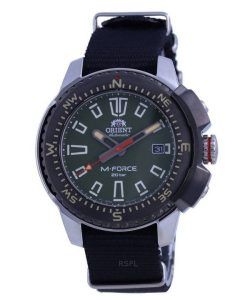 Orient M-Force Green Dial Stainless Steel Automatic Divers RA-AC0N03E10B 200M Mens Watch