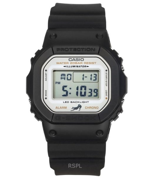 Casio G-Shock Digital The Shiba Inu Bio-Based Resin Strap Quartz DW-5600SHB-1 200M Men's Watch