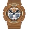 Casio G-Shock Analog Digital The Shiba Inu Resin Strap Brown Dial Quartz GA-100SHB-5A 200M Men's Watch