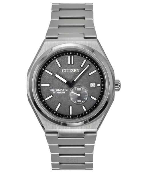 Citizen Zenshin Super Titanium Grey Dial Automatic NJ0180-80H 100M Men's Watch