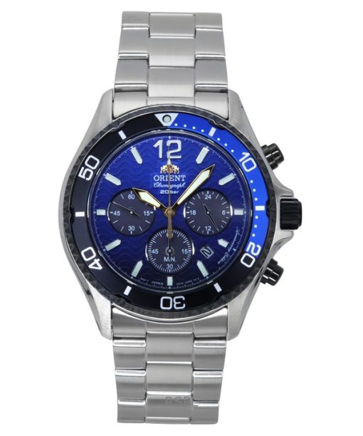 Orient Sports The 20th anniversary Limited Edition Blue Gradation Dial Quartz Diver's RA-TX0208L 200M Men's Watch