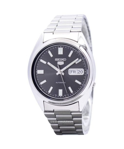 Refurbished Seiko 5 Stainless Steel Black Dial Automatic SNXS79K1 Men's Watch