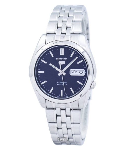 Refurbished Seiko 5 Stainless Steel Dark Blue Dial Automatic SNK357K1 Men's Watch