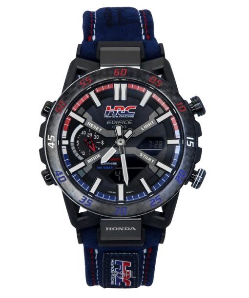 Casio Edifice Analog Digital Honda Racing Collaboration Smartphone Link Black Dial Solar ECB-2000HR-1A 100M Men's Watch